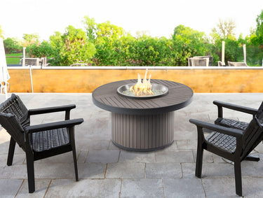 Brooks Round Taupe Fire Pit TableBRK-20-19-K